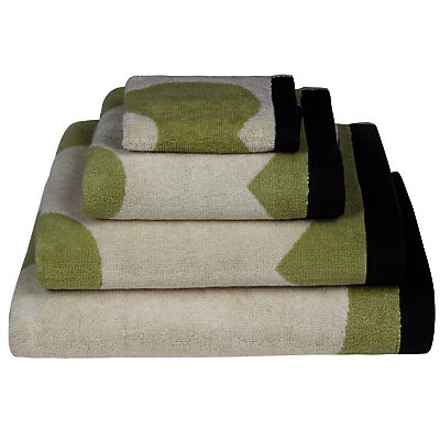 Orla Kiely Spot Flower Towels Pistachio